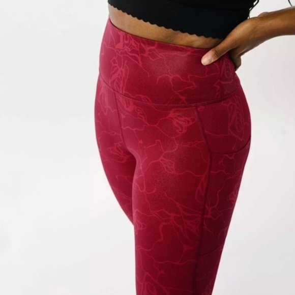 Zyia Active Light n Tight Leggings Rosa Maze - Picture 5 of 10